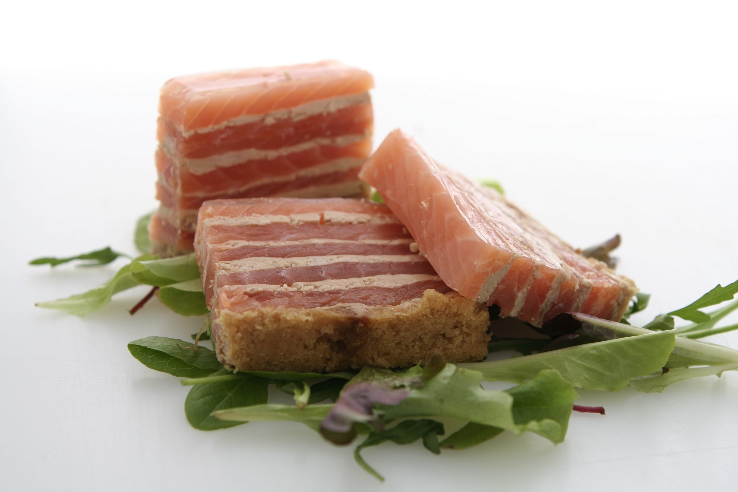 Bouchée au saumon fumé et foie gras - L'Épicerie du Château